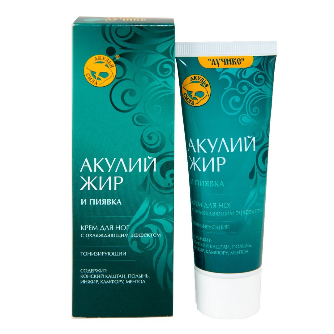 Акулий жир и пиявка, крем для тела, 75 мл, 1 шт. фото