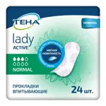 Tena Lady Active Normal Прокладки впитывающие, прокладки урологические, 24 шт, 3 капли фото