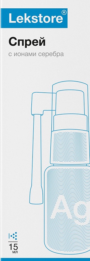 Лекстор Средство гигиеническое с ионами серебра, спрей для наружного применения, 15 мл, 1 шт. фото