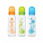 Пома Бутылочка стеклянная быстрый поток, 260 мл, 1 шт, 6+ месяцев, с силиконовой соской, арт. 910 фото 