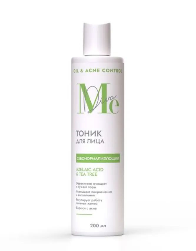 Mediva Oil Acne Control тоник для лица себонормализующий, тоник, 200 мл, 1 шт. фото