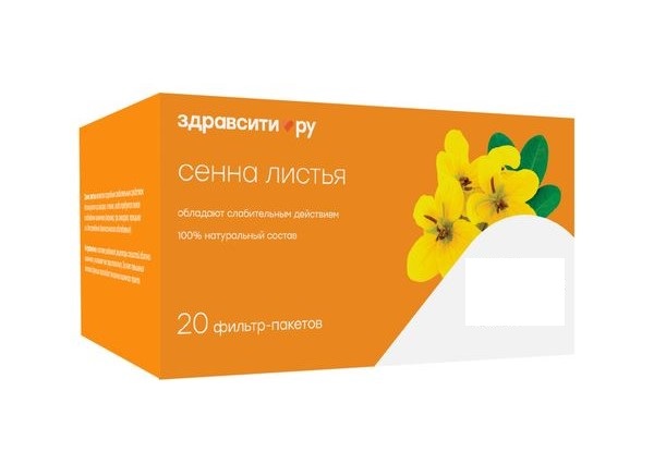 Здравсити Сенны листья, фиточай, 1.5 г, 20 шт. фото