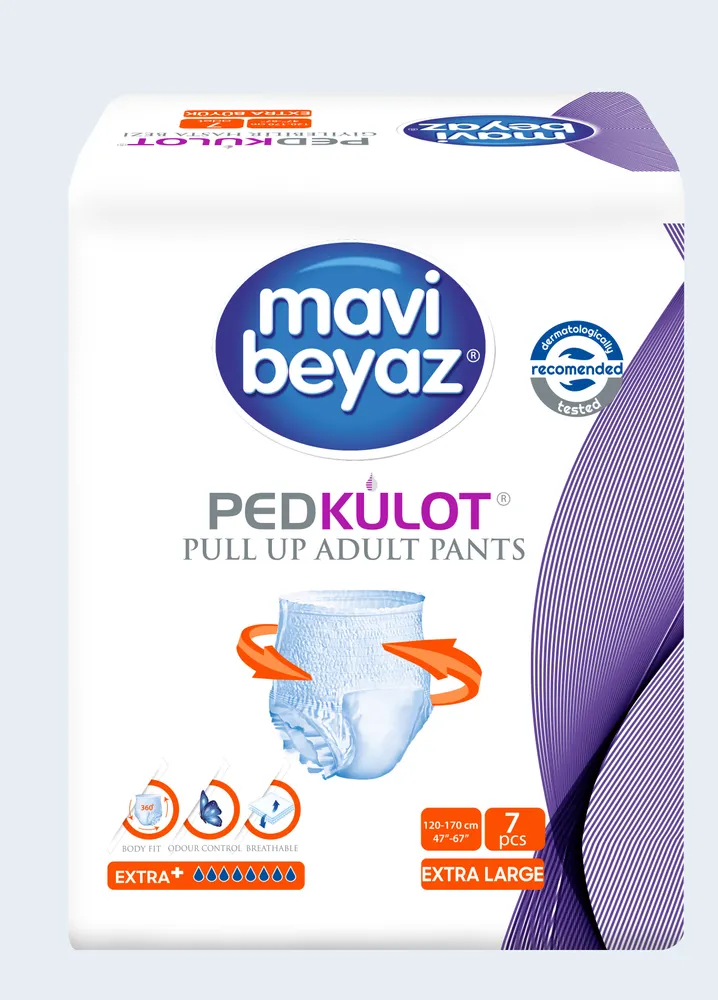 Mavi Beyaz Подгузники-трусики для взрослых, размер XL, 7 шт, 120-170 см фото