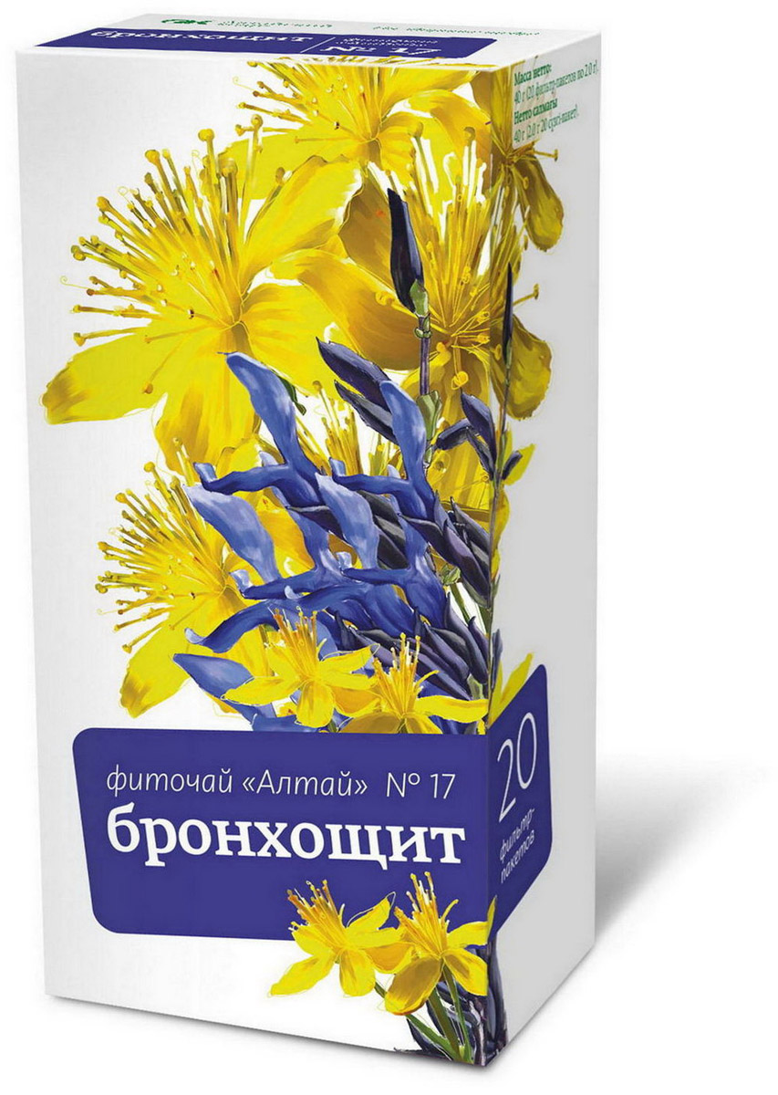 Фиточай Алтай №17 Бронхощит, фиточай, 2 г, 20 шт. фото