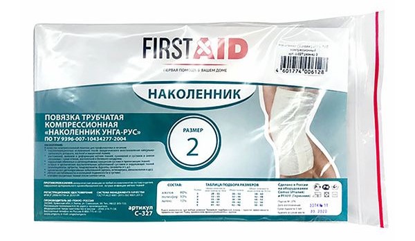 Ферстэйд Наколенник компрессионный УНГА-РУС С-327, р. 2, 1 шт. фото
