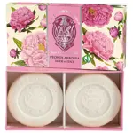 La Florentina мыло туалетное набор, мыло твердое, 115 г, 2 шт, изысканный пион фото