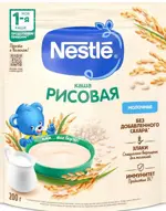 Nestle каша молочная рисовая, каша, 200 г, 1 шт. фото