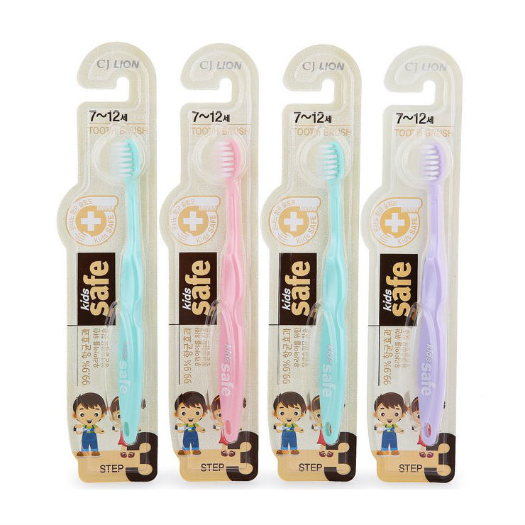 Lion Kids safe детская зубная щетка с нано-серебряным покрытием от 7 до 12 лет, щетка зубная, 1 шт, в ассортименте фото