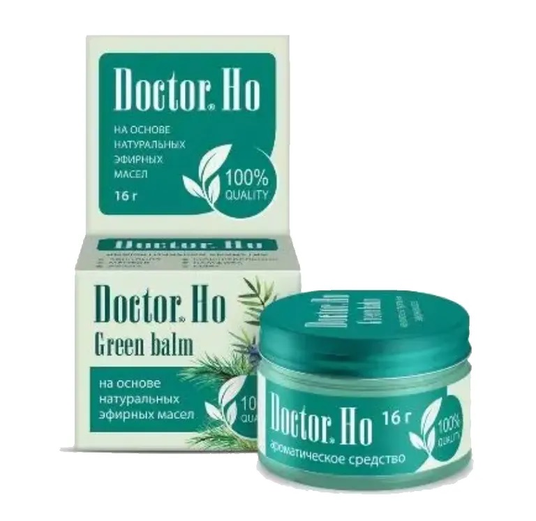 Доктор Хо Бальзам для тела Green Balm, бальзам для наружного применения, 16 г, 1 шт. фото