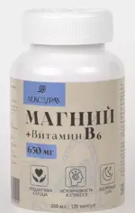 Лексздрав Магний + Витамин B6, капсулы, 120 шт. фото