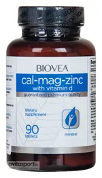 Biovea Кальций Магний Цинк с Витамином D, таблетки, 90 шт. фото