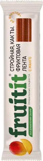 Fruitit Лента фруктовая, 25 г, 1 шт, манго фото 