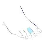 Тривес Кольцо силиконовое для защиты пальцев стопы СТ-45, р. L, 1 шт. фото 2