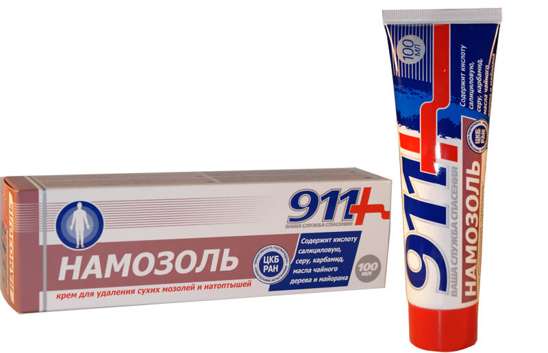911 Ваша служба спасения Намозоль, крем, 100 мл, 1 шт. фото