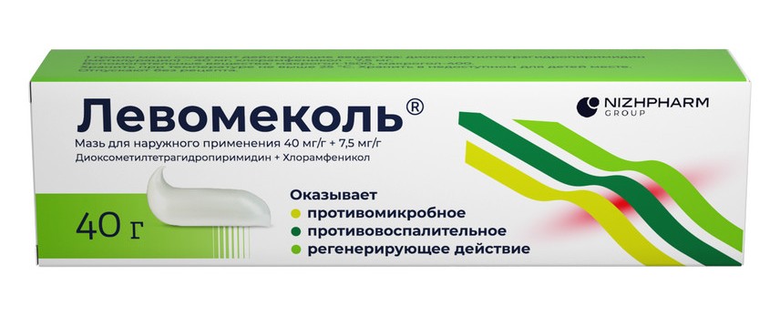 Левомеколь, мазь для наружного применения, 40 г, 1 шт. фото