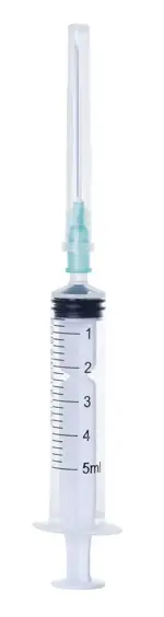 Inekta Шприц 3-х компонентный, 5 мл, шприц в комплекте с иглой, 1 шт, 21G (0.80х40) фото 2