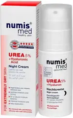 Numis med Крем ночной с 5% мочевиной и гиалуроновой кислотой, крем для лица, 50 мл, 1 шт. фото