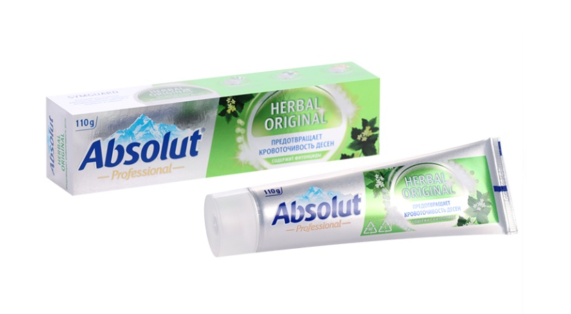 Абсолют Professional Herbal Original Зубная паста, паста зубная, 110 мл, 1 шт. фото