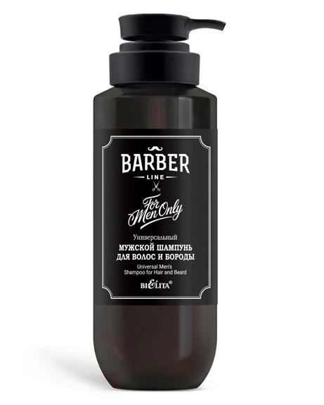 Белита Barber Шампунь мужской для волос и бороды, шампунь, 400 мл, 1 шт. фото