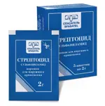Стрептоцид, порошок для наружного применения, 2 г, 5 шт. фото