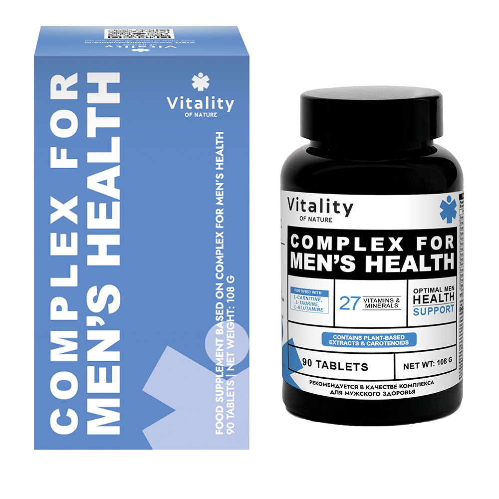 Vitality Комплекс витаминов и минералов для мужчин, таблетки, 90 шт. фото