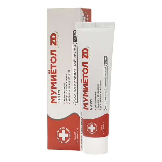 Мумиетол zd, крем, 50 мл, 1 шт, для проблемной кожи фото