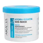 Aravia Professional Hydra Keratin SOS-Mask Маска кератиновая для интенсивного питания и увлажнения волос, маска для волос, 550 мл, 1 шт. фото