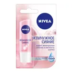 Nivea Бальзам для губ Сияние жемчуга, бальзам для губ, 4.8г, 1 шт. фото