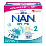 NAN 2 Optipro, 6+ мес, смесь молочная сухая, 1050 г, 1 шт. фото