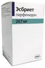 Эсбриет, 267 мг, таблетки, покрытые пленочной оболочкой, 90 шт. фото
