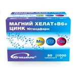 Магний хелат + B6 + Цинк, таблетки, 60 шт. фото 