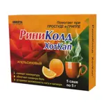 Риниколд ХотКап, порошок для приготовления раствора для приема внутрь, 5 г, 5 шт, апельсин фото 2