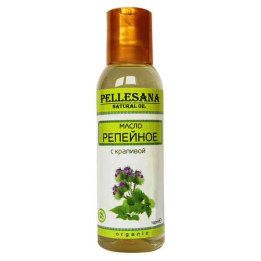 PELLESANA Масло репейное, масло косметическое, 100 мл, 1 шт, с крапивой фото