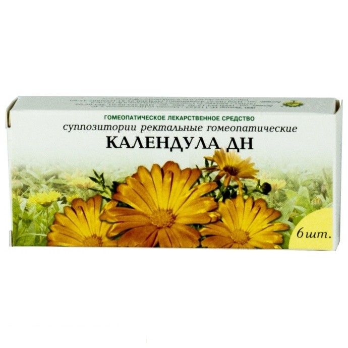 Календула ДН, суппозитории ректальные, 6 шт. фото