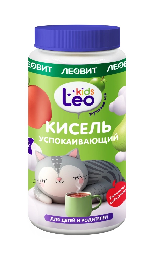 Леовит Leo Kids Кисель успокаивающий, порошок, 250 г, 1 шт. фото