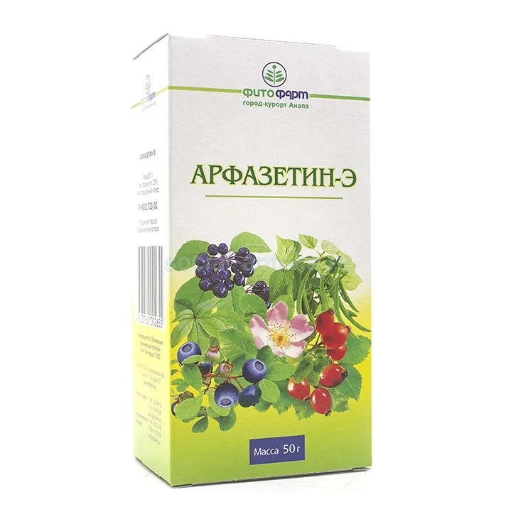 Арфазетин-Э, сырье растительное-порошок, 50 г, 1 шт. фото