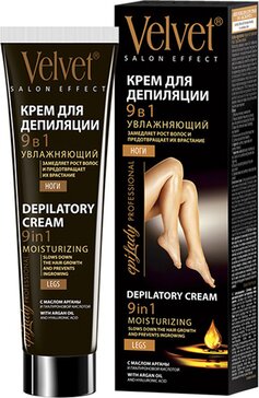 Velvet крем для депиляции 9в1 увлажняющий, крем, 125 мл, 1 шт. фото