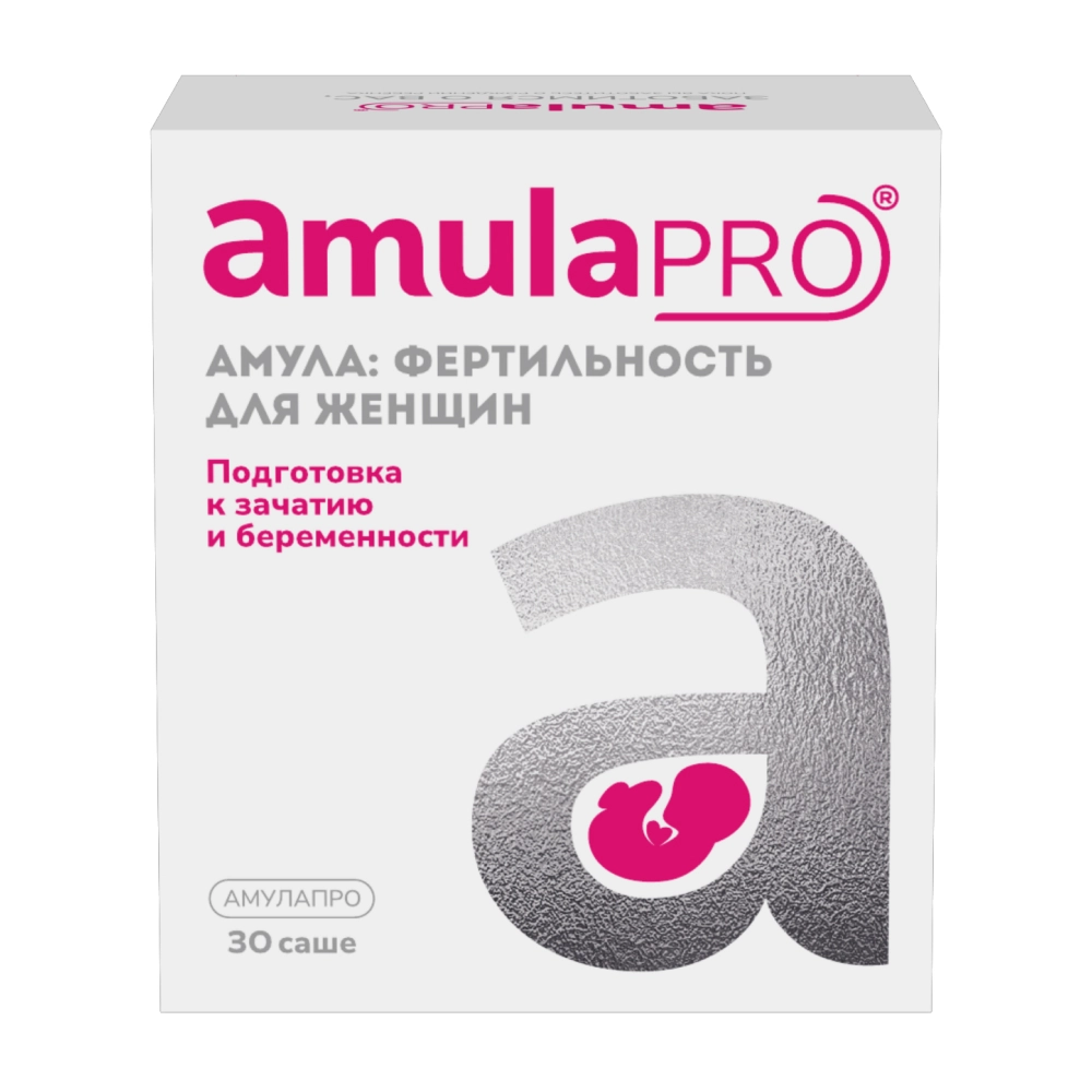 Amulapro амула фертильность для женщин, порошок, 5 г, 30 шт. фото