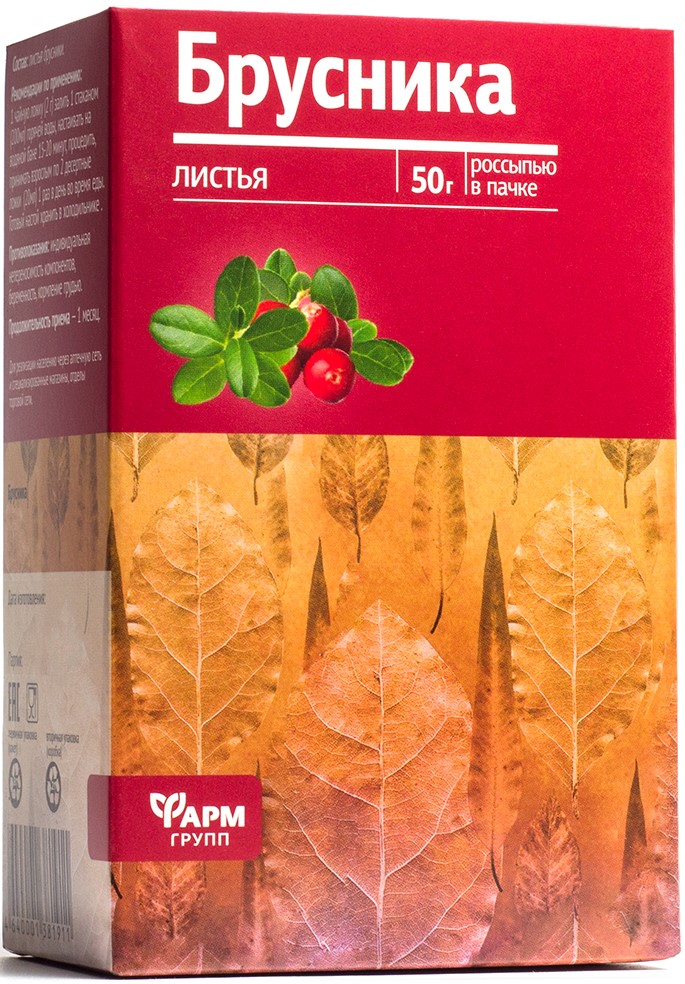 Брусники листья, фиточай, 50 г, 1 шт. фото