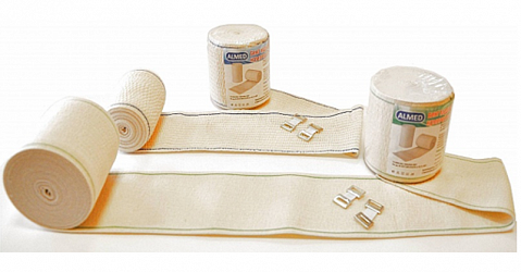 Baltic Medical Бинт медицинский эластичный, 8 см х 1.5 м, 1 шт, средней растяжимости фото