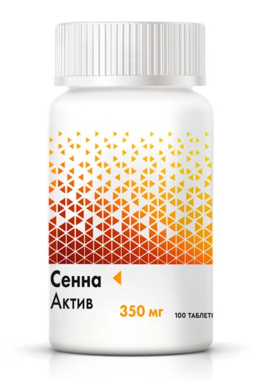 Сенна Актив, 350 мг, таблетки, 100 шт. фото