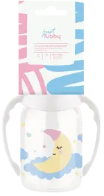 Lubby Бутылочка с ручками и силиконовой соской, 0+ мес, 125 мл, 1 шт, арт. 15201 фото 1