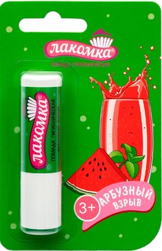 Лакомка Помада гигиеническая детская, помада, 2.8 г, 1 шт, арбузный взрыв фото
