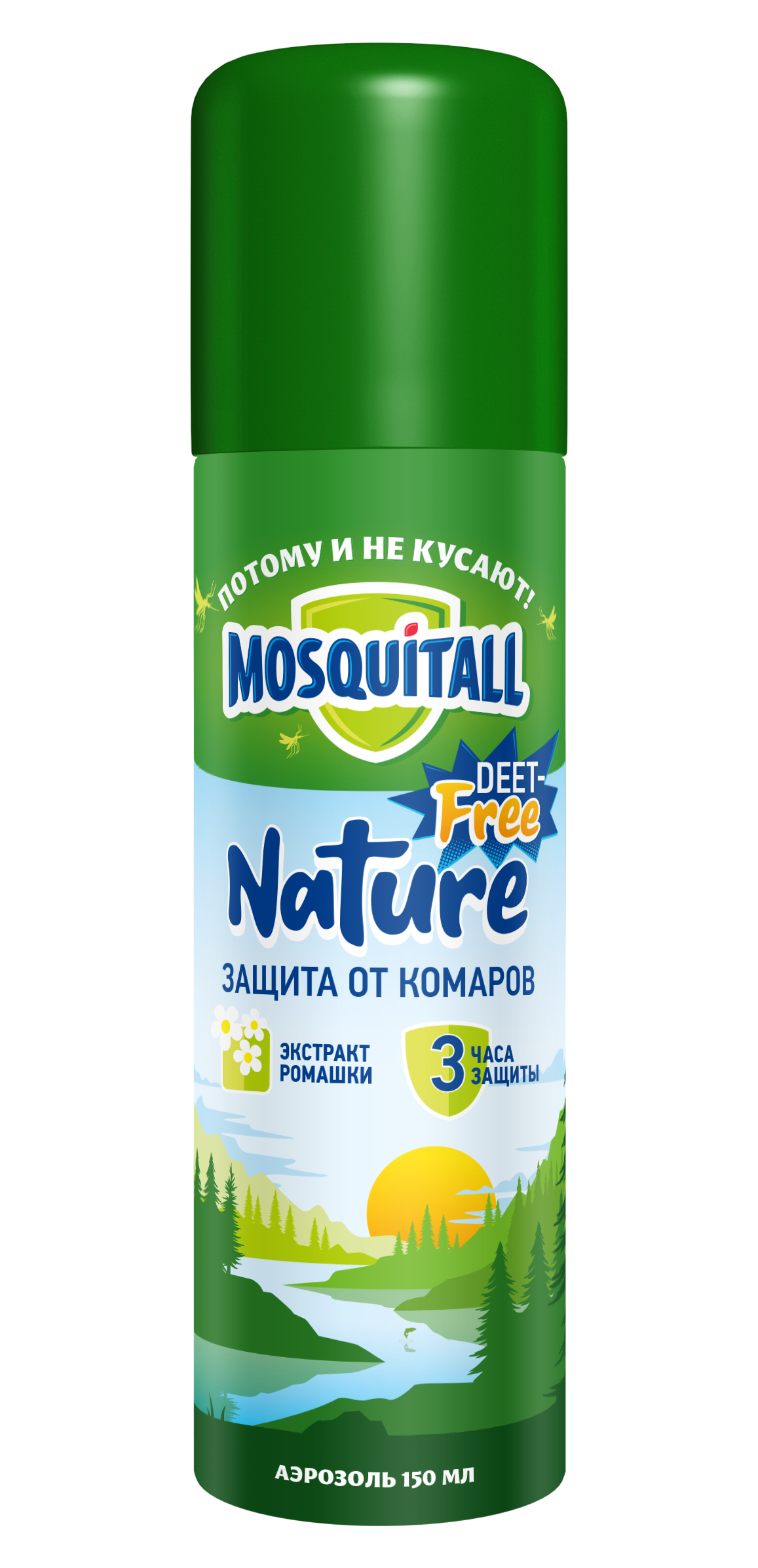 Mosquitall Аэрозоль Натуральная защита, аэрозоль, 150 мл, 1 шт. фото