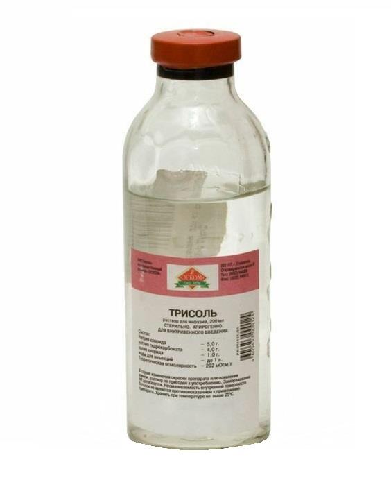 Трисоль, раствор для инфузий, 200 мл, 1 шт. фото