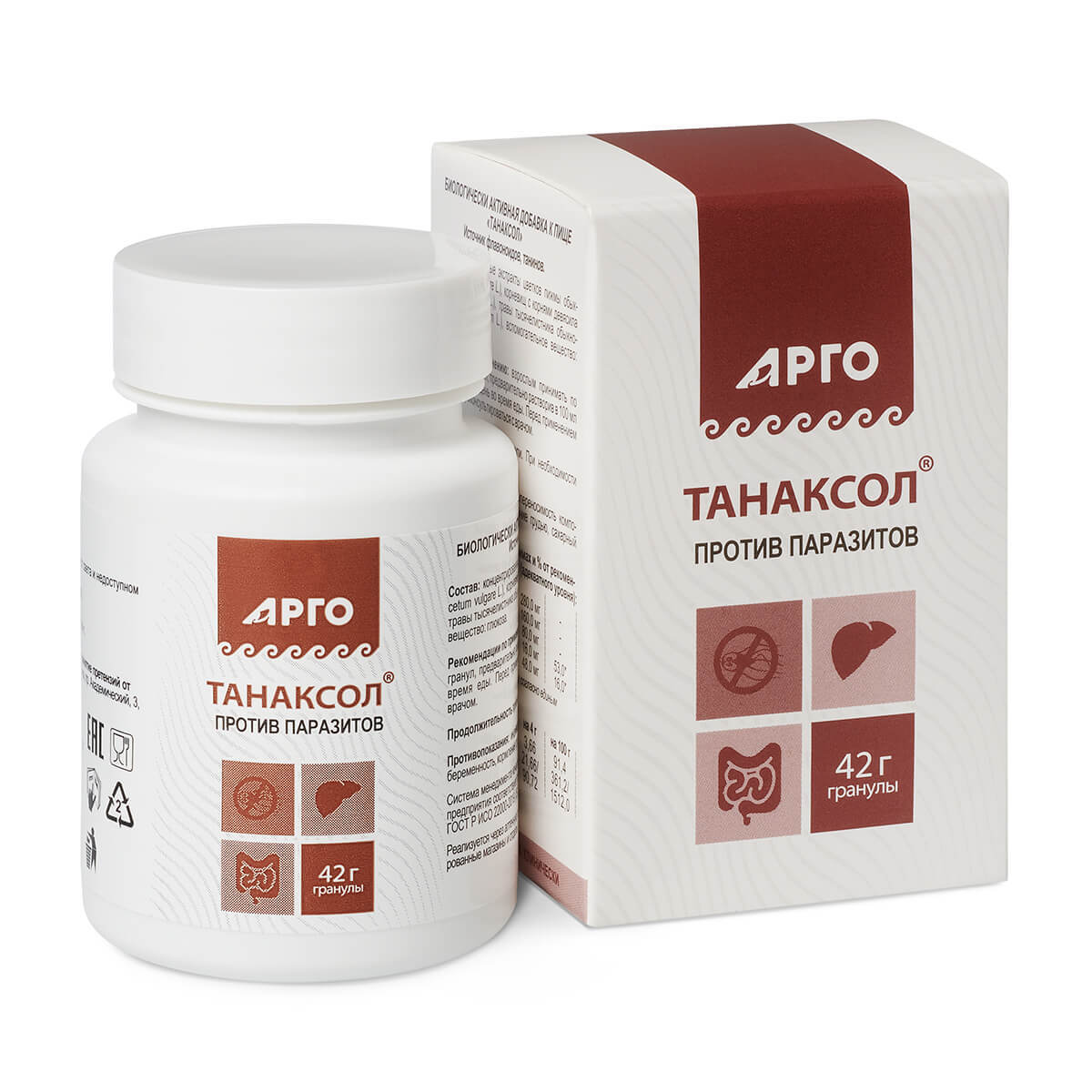 Танаксол, гранулы, 42 г, 1 шт. фото