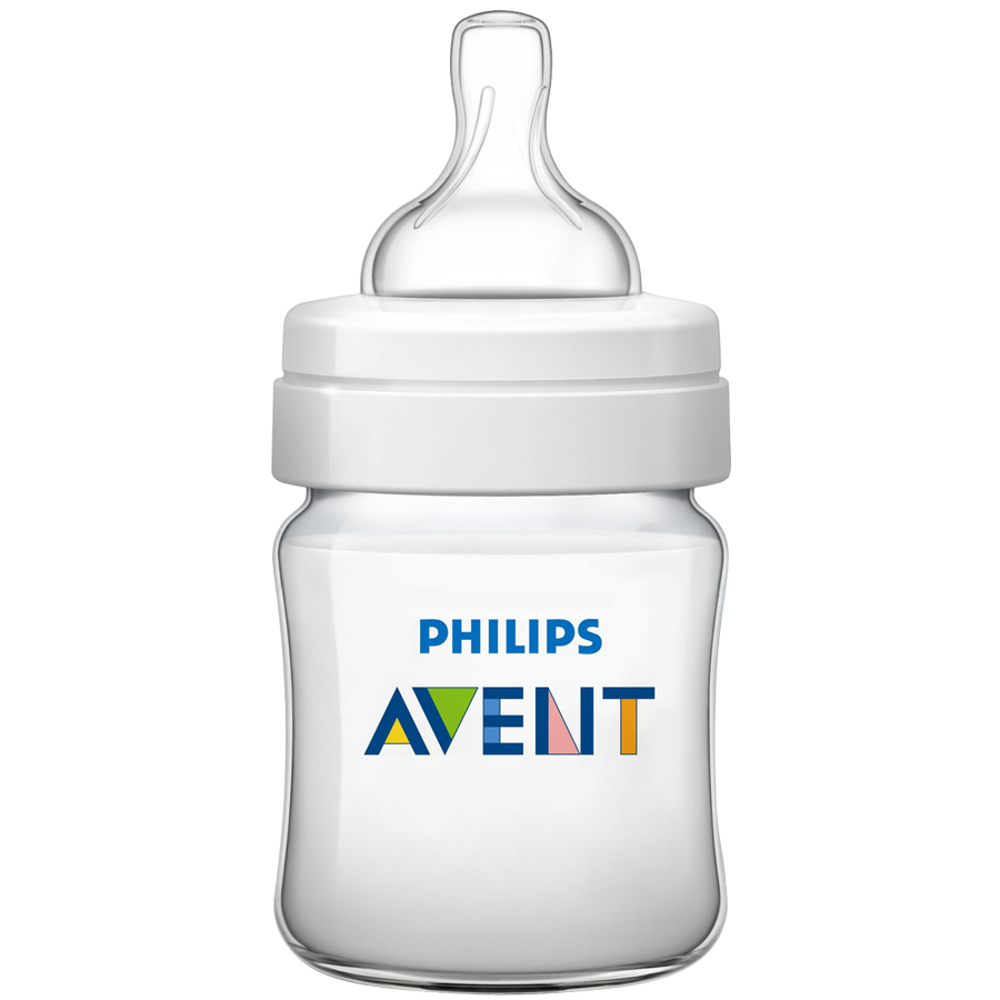 Avent Anti-colic Бутылочка для кормления с анти-коликовым клапаном, 125 мл, 1 шт, SCF810/17 фото