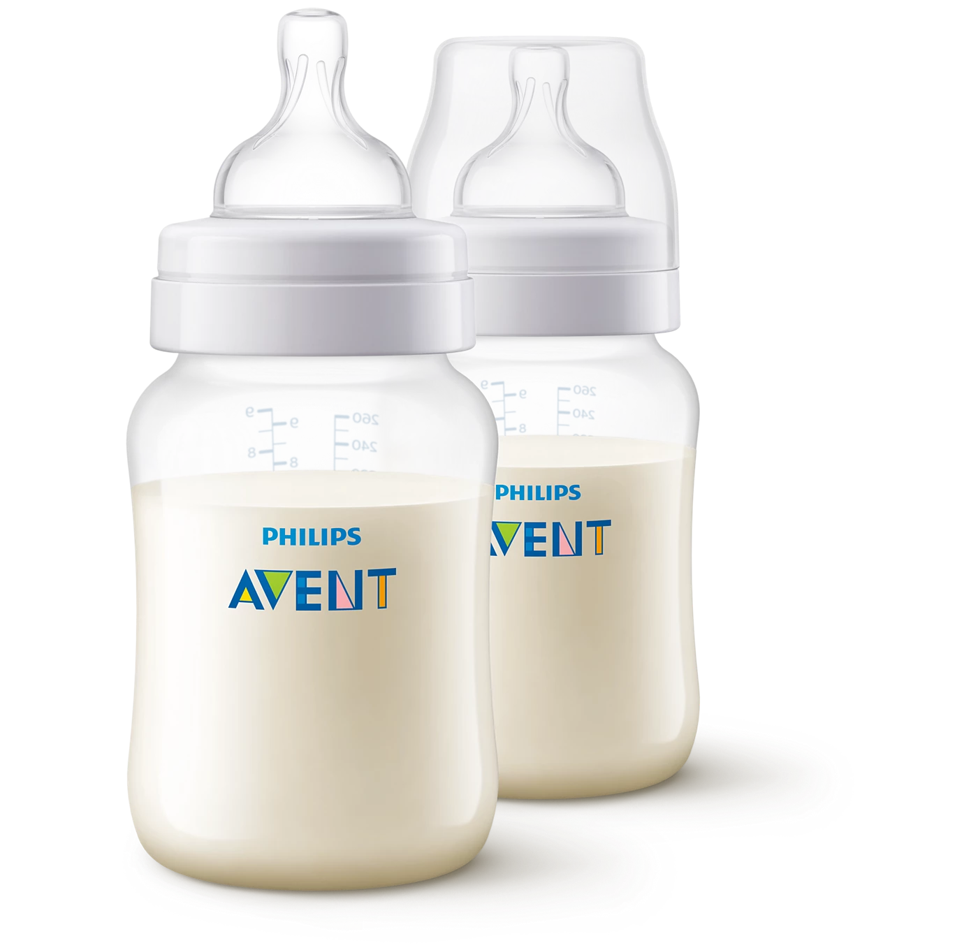 Avent Anti-colic Бутылочка для кормления с анти-коликовым клапаном, 260 мл, 2 шт, арт. SCF813/27 фото