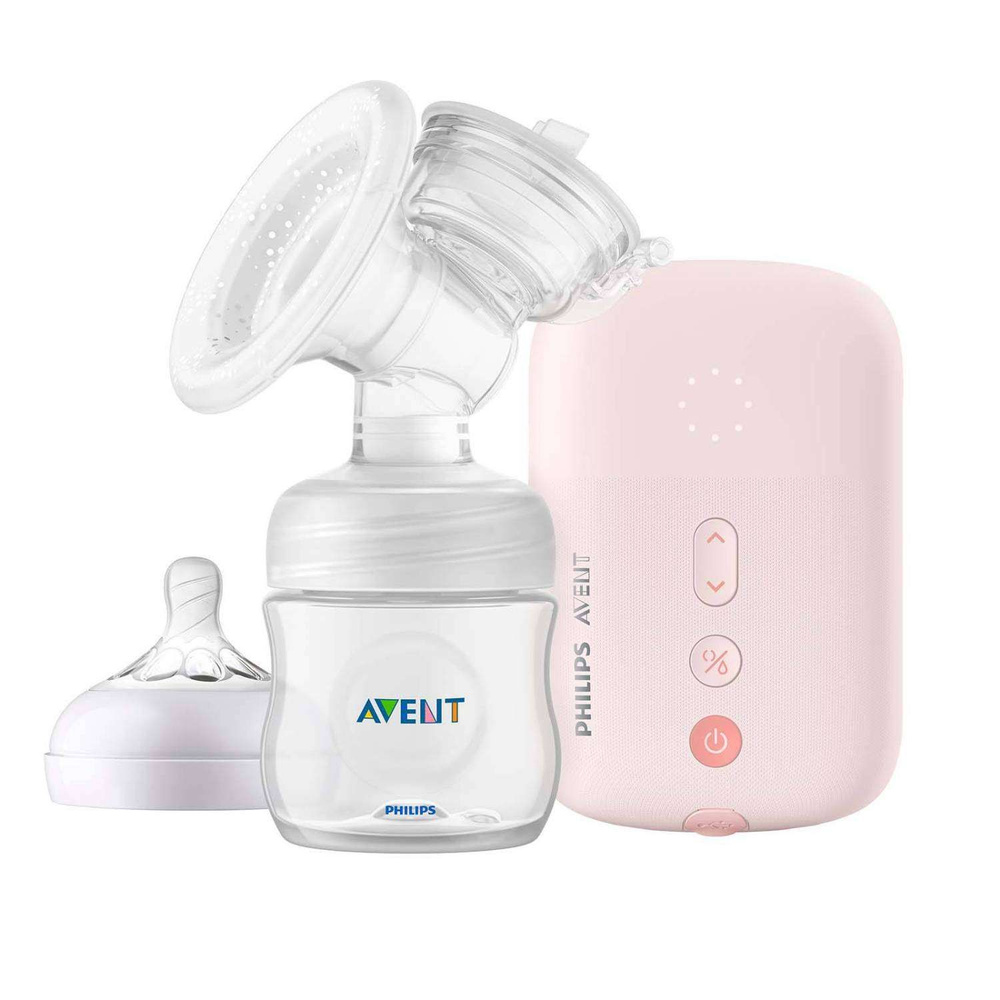 Philips AVENT Plus молокоотсос электронный, 1 шт, арт. SCF391/11 фото