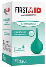 Ферстэйд Спринцовка пластизольная, А11, 230 мл, 1 шт, с мягким наконечником фото